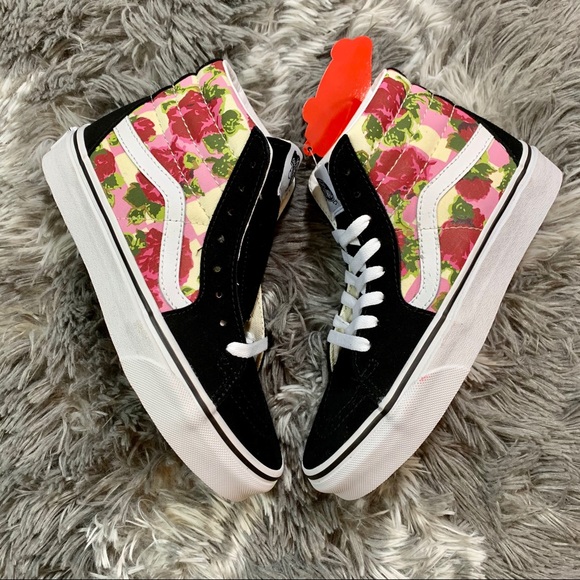 Vans Sk8-Hi Floral Shoe - Picture 5 of 11